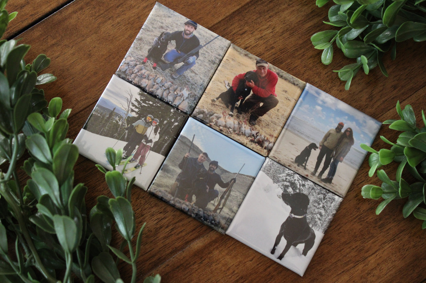 6 - 2"x 2" Custom Photo Magnets